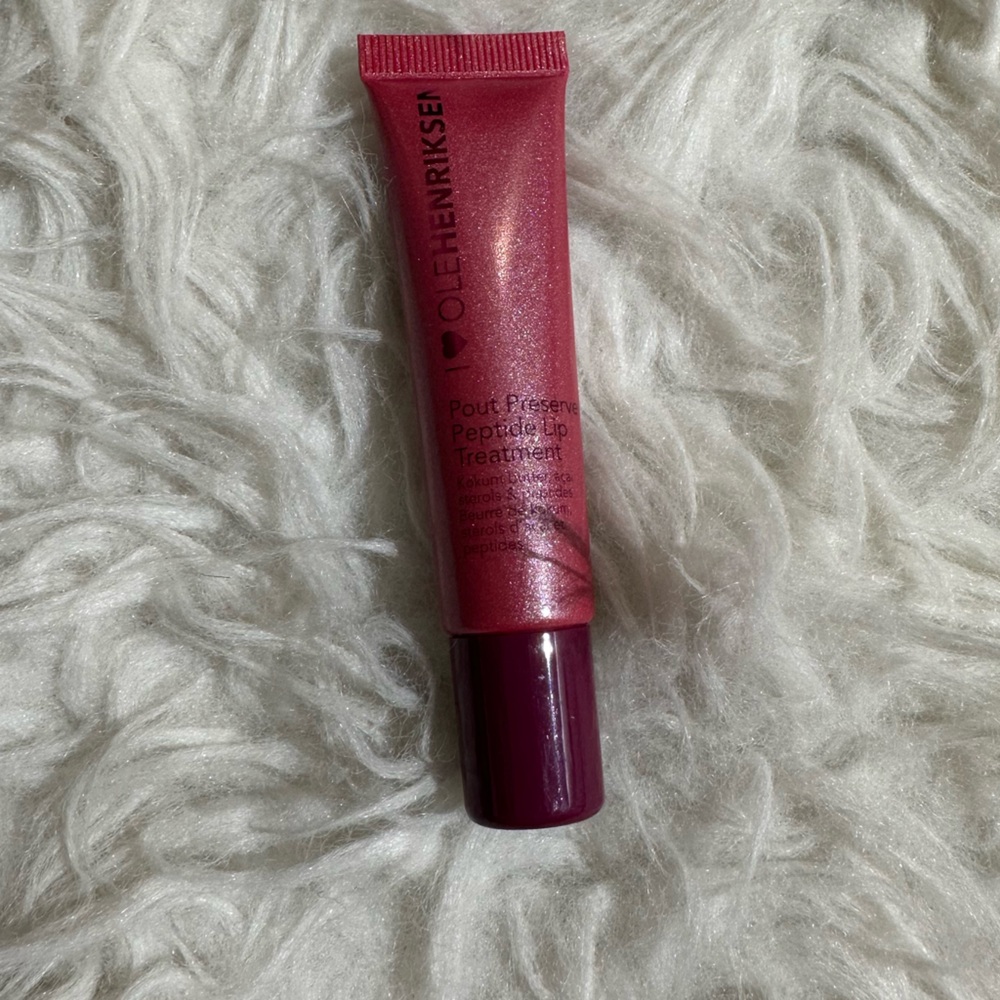 NEW Ole Henriksen Pout Preserve Peptide Lip Treatment Glimmer Lingonberdy Jam - Picture 6 of 7